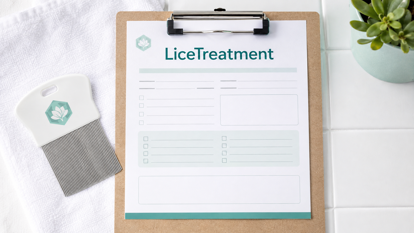 LiceTreatment clinic consultation card